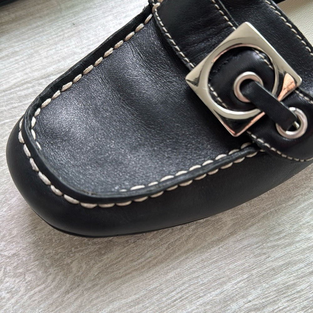 Leather loafers